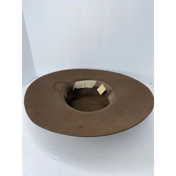 John Frederics,, Fedora, Women, Hat, Brown, w/ Feathers, 1967, New York VTG main image 11